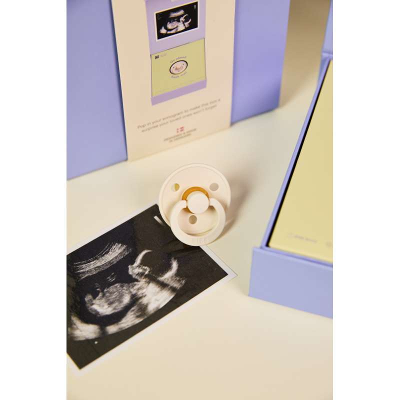 BIBS Hej Baby Surprise Presentset - naturgummi - strl. 1 - Ivory 