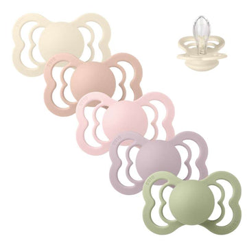 BIBS Supreme Napp - Mixpack - 5 st. - Stl. 2 - Springtime in Paris