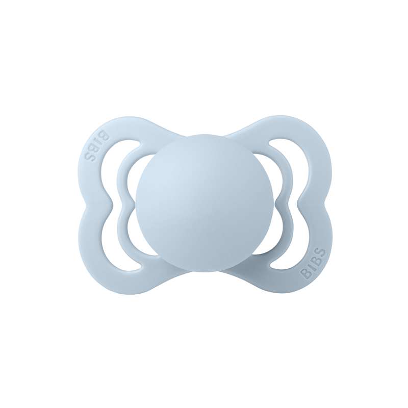 BIBS Supreme Sut - Storlek 1 - Naturgummi - Baby Blue