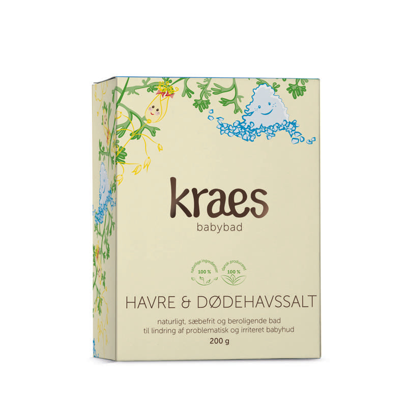 KRAES Babybad m. Havre och Kokos - 200g