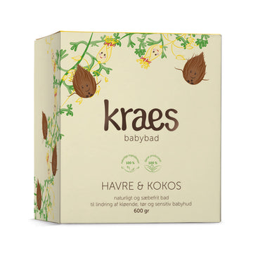 KRAES Babybad m. Havre och Kokos - 600g