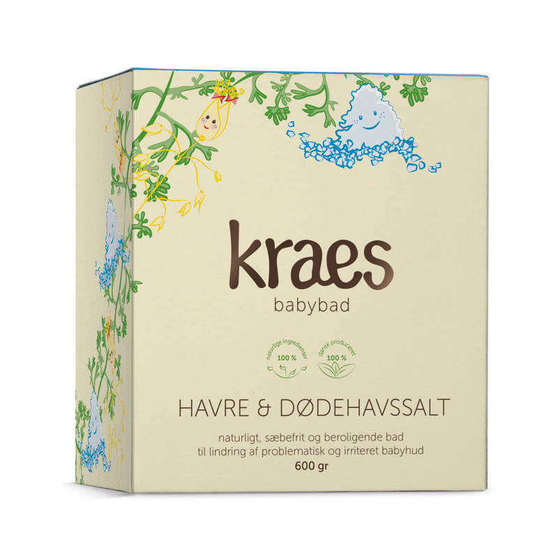 KRAES Babybad m. Havre och Döda havssalt - 600g