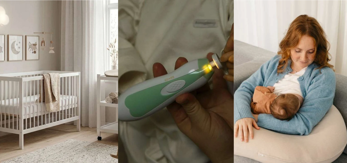 Praktisk utrustning för baby