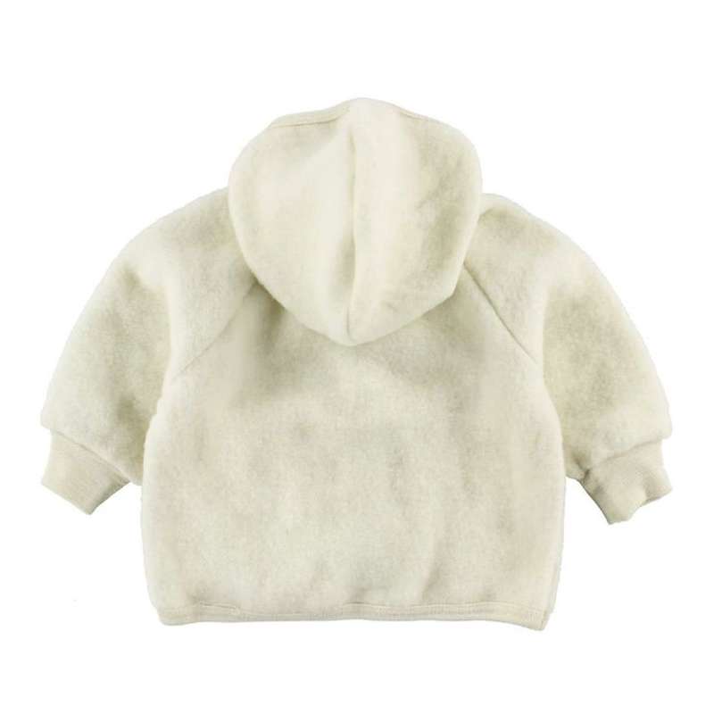 Engel Natur Cardigan/Jacka med huva - Naturell