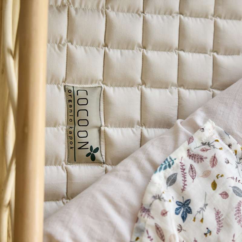 Cocoon Company Rullmadrass till Vagga - Kapok - 40x90