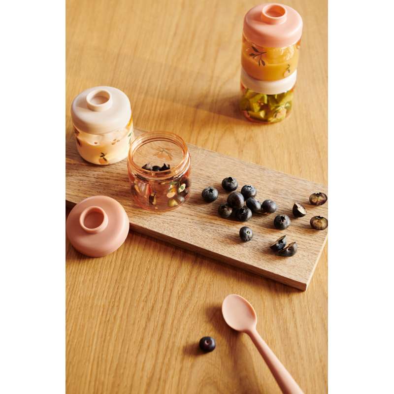 Liewood Dominique Bokse till Barnmat - 4-pack - Persika/Skal 