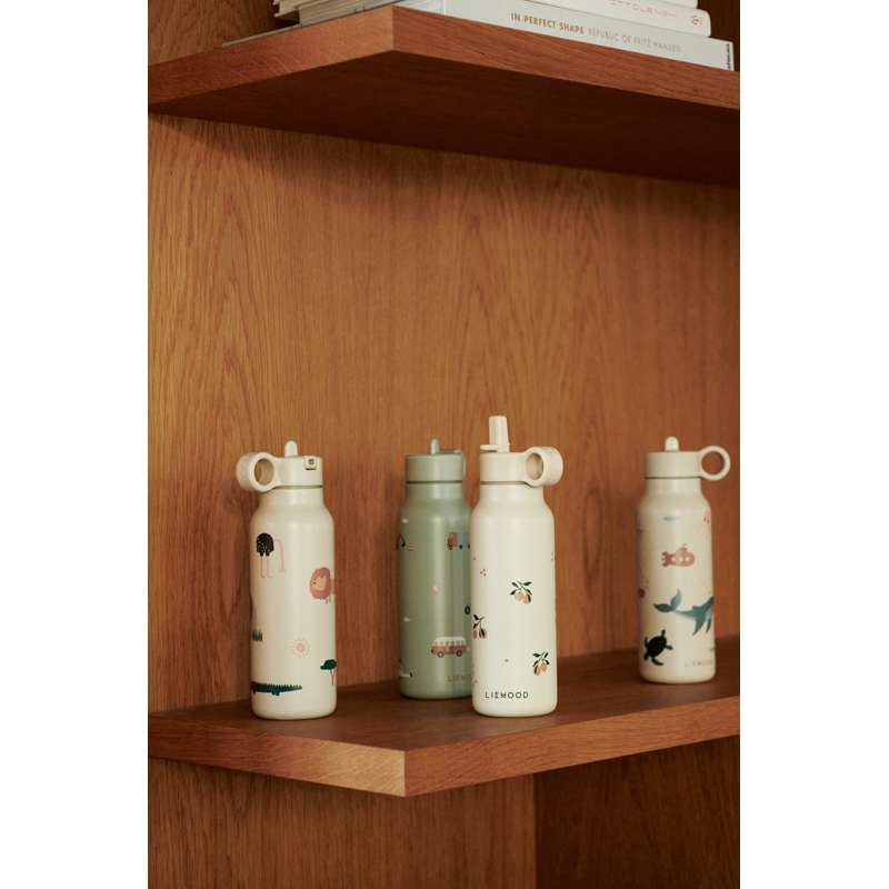 Liewood Falk Dricksflaska - Rostfritt stål - 350ml - Persika/Sea Shell Mix