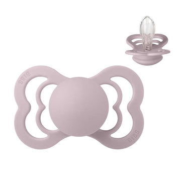 BIBS Symmetrisk Supreme Napp - Str. 2 - Silikon - Dusky Lilac