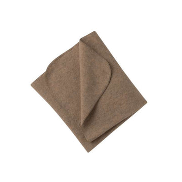 Engel Natur Babyfilt - Ullfleece - 80x100 cm - Walnut Melange