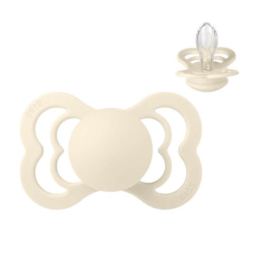 BIBS Symmetrisk Supreme Napp - Stl. 2 - Silikon - Ivory