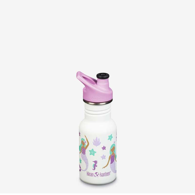 Klean Kanteen Classic Drickflaska - Kid SportCap - 355ml - Havsfruar 