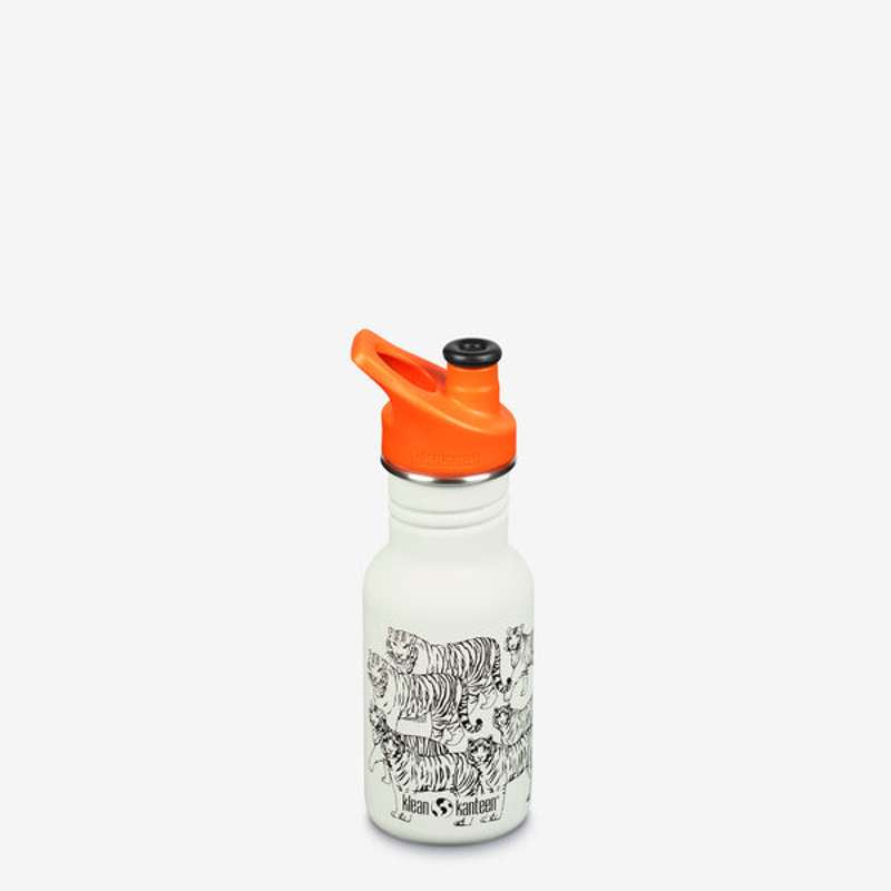 Klean Kanteen Classic Drickflaska - Kid SportCap - 355ml - Tigers 