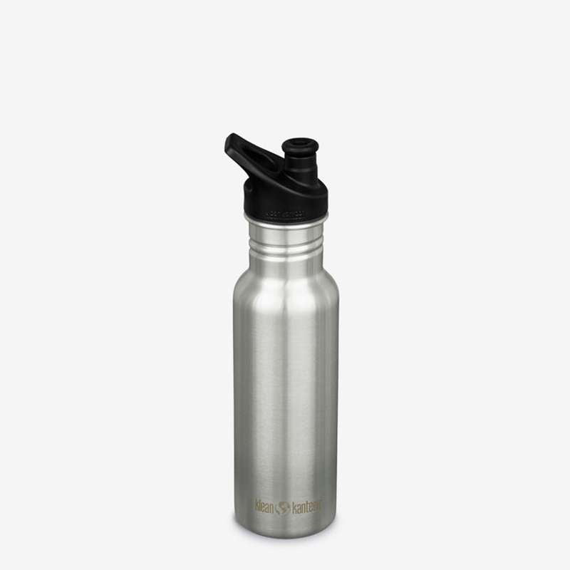 Klean Kanteen Classic Drickflaska - SportCap - 532ml - Borstad Rostfritt 