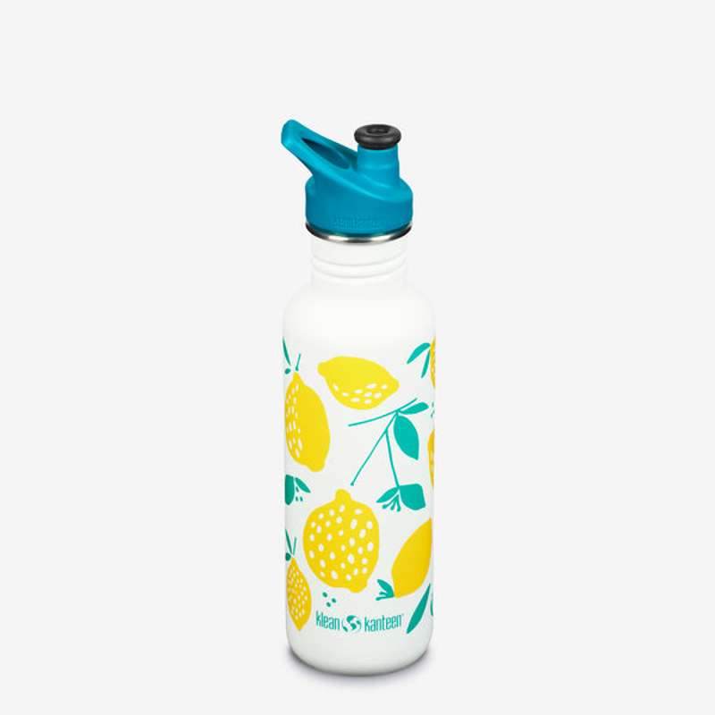 Klean Kanteen Classic Drickflaska - SportCap - 800ml - Citroner 