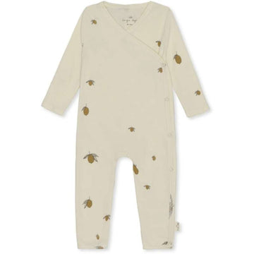 Konges Sløjd Newborn Onesie GOTS - CITRON
