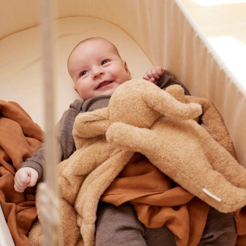 Membantu Tyngde Plysbamse m. Hørfrøpose - Magma01 - Grå