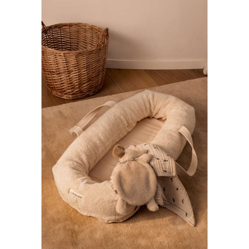Liewood Lewis Muslin Stofbleer - 2-pak - Mini Whale/Sandy