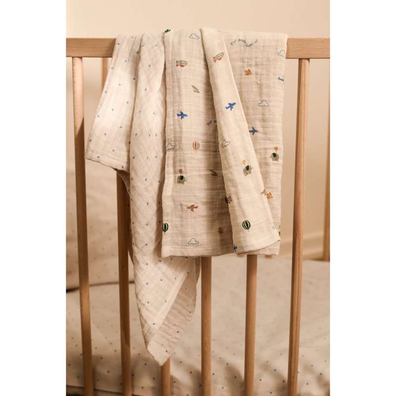 Liewood Lewis Muslin Tygblöjor - 2-pack - Star/Flying Mix