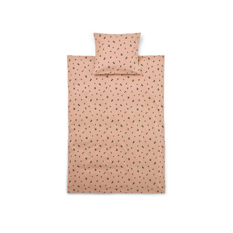 Liewood Carmen Sängkläder - Baby - Mini Berry/Pale Tuscany