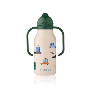 Liewood Kimmie Dricksflaska - Rostfritt stål - 250ml - Cars/Sandy 