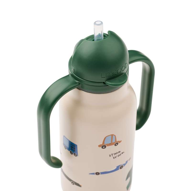 Liewood Kimmie Dricksflaska - Rostfritt stål - 250ml - Cars/Sandy 