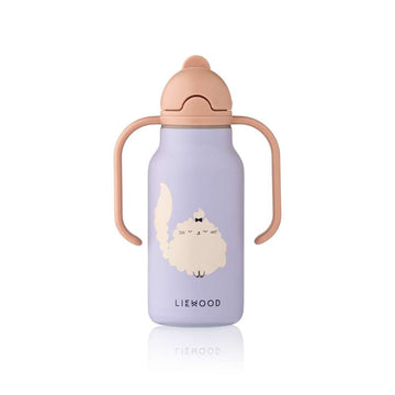 Liewood Kimmie Drickflaska - Rostfritt stål - 250 ml - Cat/Warm Lilac 