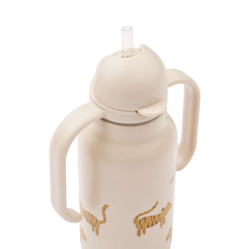 Liewood Kimmie Dricksflaska - Rostfritt stål - 250 ml - Tiger/Sandy 