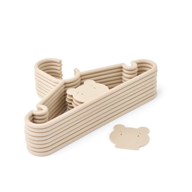 Liewood Falton Mr. Bear Hanger - 8-pak - Mr Bear/Sandy