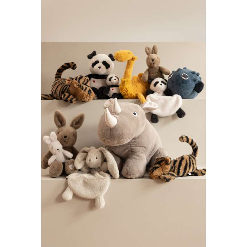 Liewood Berto Teddybamse - Panda - Sandy/Dark Grey