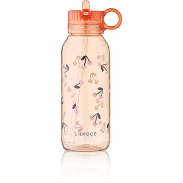 Liewood Yang dricksflaska - Tritan m. silikonöverdrag - 500 ml - Cherry Heart/Rosey 