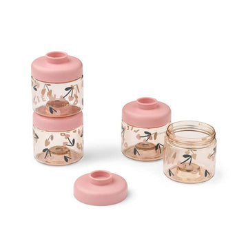 Liewood Dominique Små matlådor - Tritan - 4-pack - 100ml - Cherry Heart/Rosey 