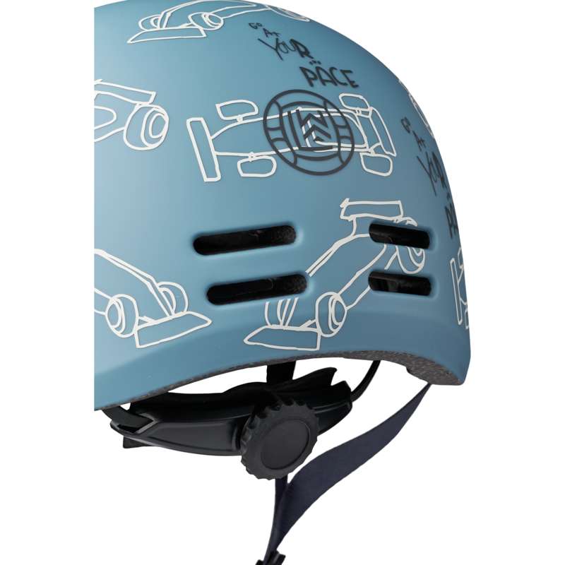 Liewood Milly cykelhjälm - Race Cars/Beach blue 