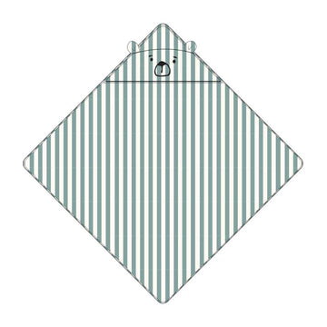 Liewood Albert Badehåndklæde m. Hætte - Peppermint/Creme de la Creme