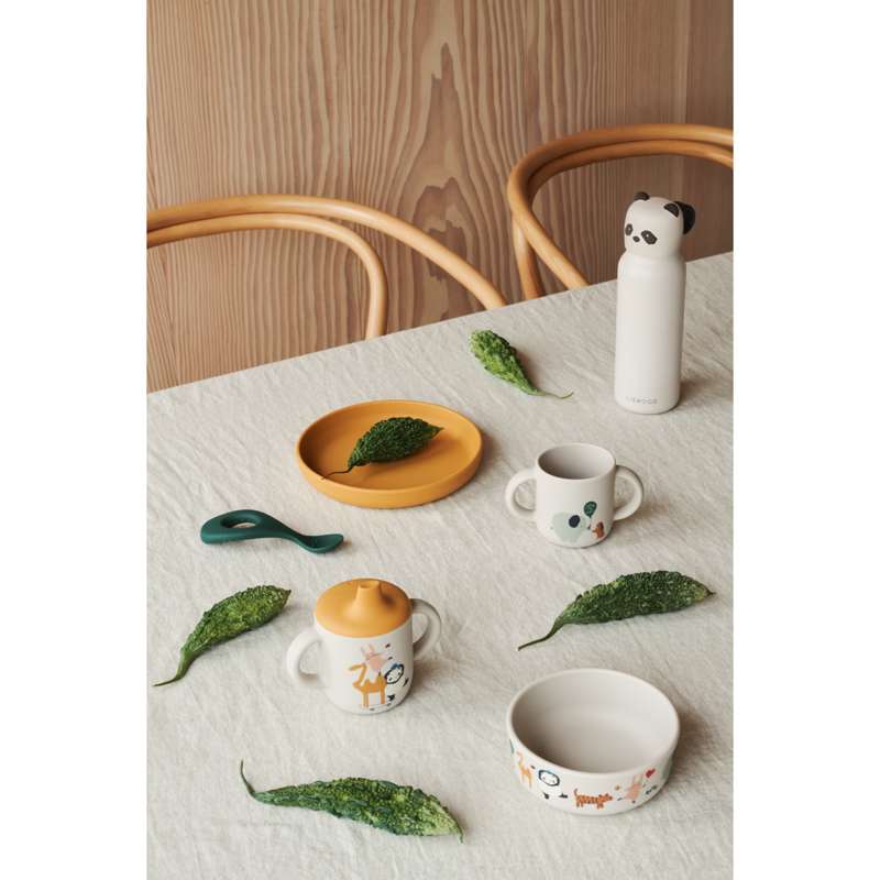 Liewood Falk Dricksflaska - Rostfritt stål - 350ml - Panda - Sandy 