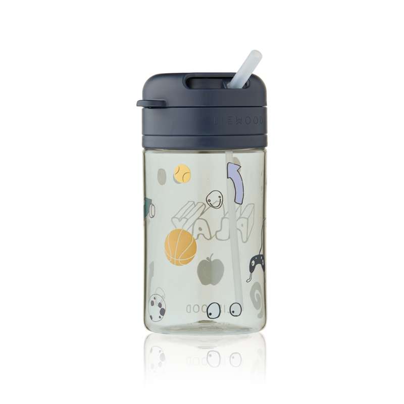 Liewood Pavia Sugrörskopp - Tritan - 500ml - Play/Dusty peppermint 