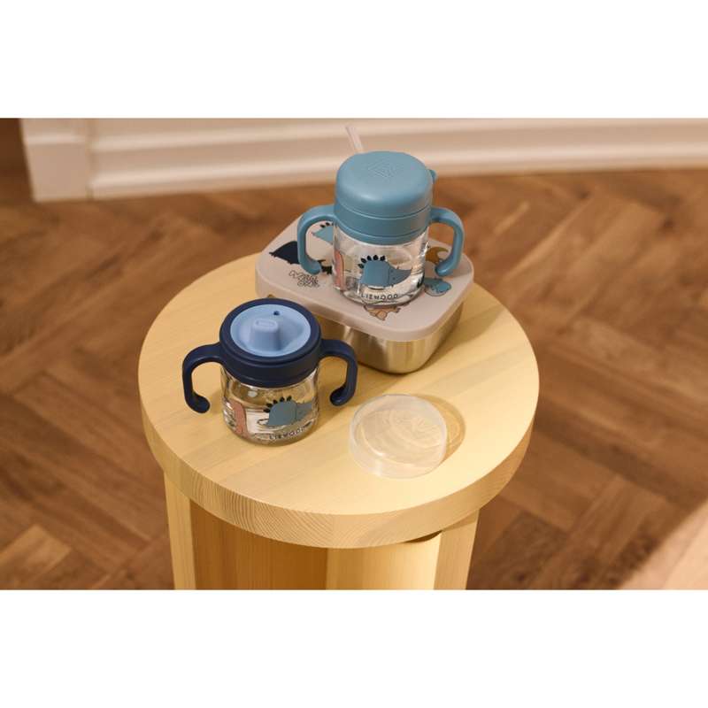 Liewood Kai Tritan Sugrörsmugg - 280ml - Dino Roar/Sandy