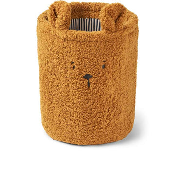 Liewood Morley Bear Pile-korg - Golden Caramel