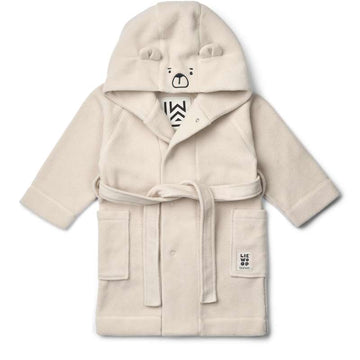 Liewood Minik Bear Fleece Badrock - Sandy