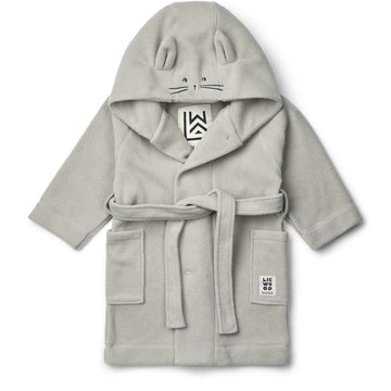Liewood Minik Rabbit Fleecebadrock - Dove Blue