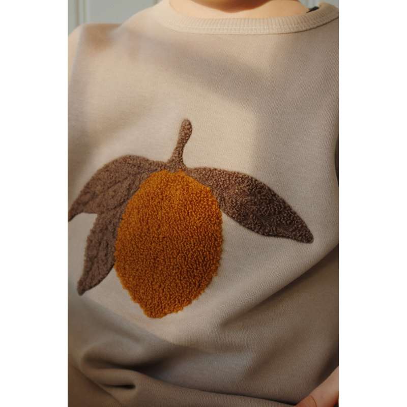 Konges Sløjd Lou Terry Sweatshirt - OCS - Oxford Tan 