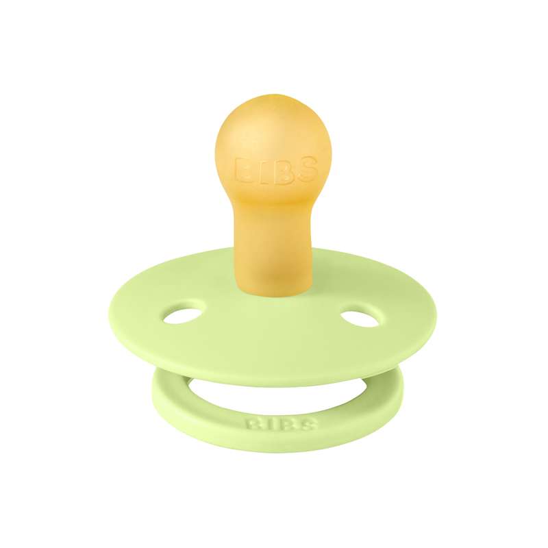 BIBS Rund Colour Sut - 2-Pack - strl. 1 - naturgummi - Matcha/Cactus 