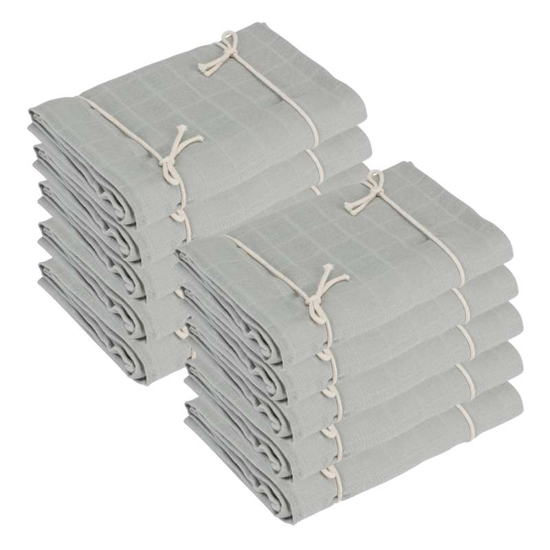 Oh'Naturel Økologiske Stofbleer/Minisvøb - 10-pak - Dove