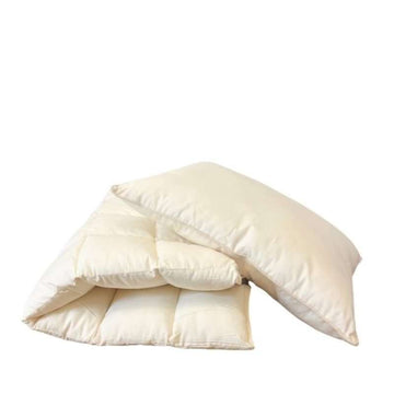 Oh'Naturel Økologisk Dyne og Pude - 70x100 cm. - Fiberfyld/Baby