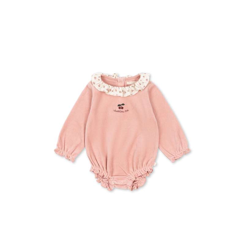 Konges Sløjd Miffa Body med volanger - GOTS - Mellow Rose