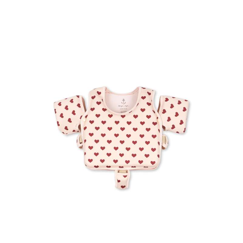 Konges Sløjd Hollis Neopren Badevest m. Vinger - Amour Rouge