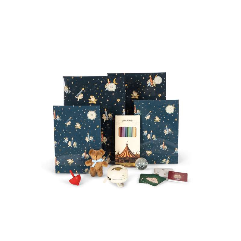 Konges Sløjd Julekalender m. 24 Gaver - Blue