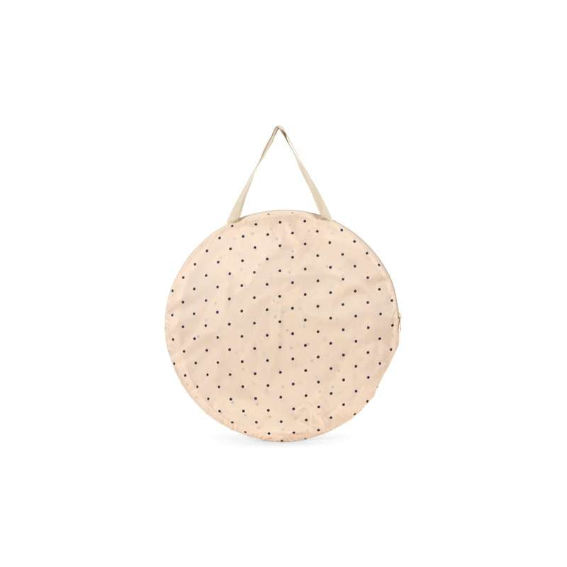 Konges Sløjd Pop-Up Strandtält - UV 50+ - Mini - Navy Dot 