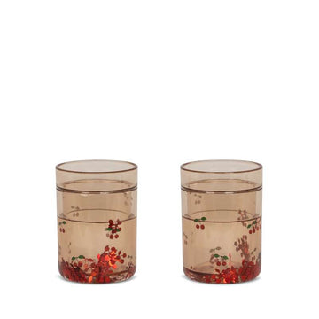 Konges Sløjd Glittermuggar - 2-pack - Cherry 