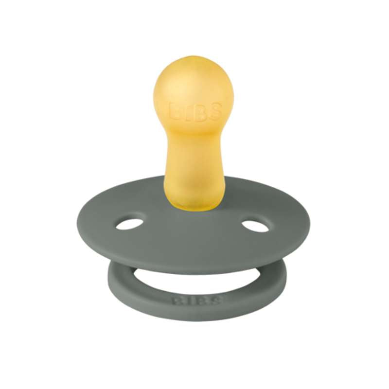 Bibs Rund Colour Napp - strl. 2 - naturgummi - Tall 