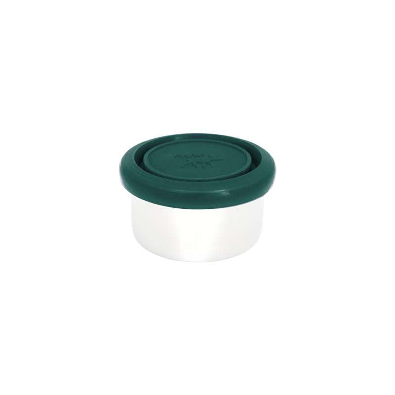 Pulito PureDipBox Snacklåda - Rostfritt Stål - Rund - 50ml 